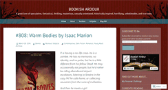 Desktop Screenshot of bookishardour.com
